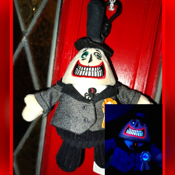 Disney Tim Burton's "The Nightmare Before Christmas" Swivel 2 Headed Mayor Clip - Picture 1 of 16